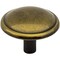 Elements 1-1/4" Diameter Brushed Antique Brass Kingsport Cabinet Mushroom Knob WK150-AB - alternate 1
